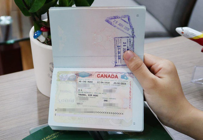 канадская виза в паспорте